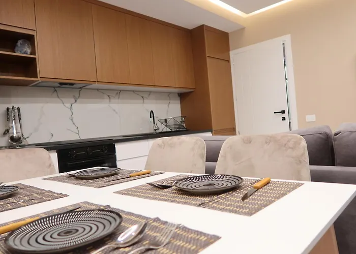 Апартаменты Marbel Sea View Apartments-3 Units-shengjin *